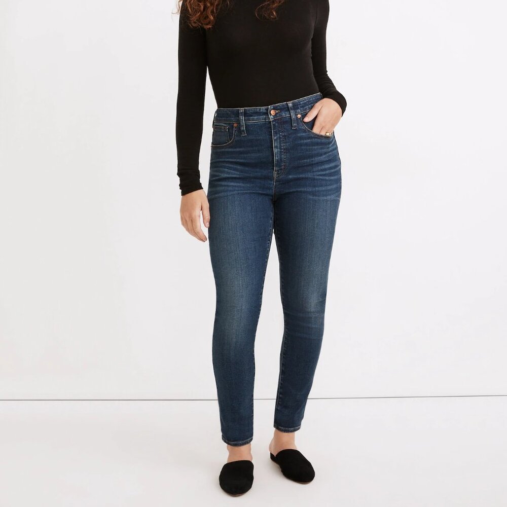 Madewell - Curvy High Rise Skinny in Lanette Wash
